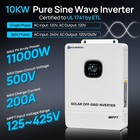 Eco-worthy 10kw 48v Solar Inverter 120v 220v Split Phase 200a Charger Ul1741