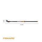 Fiskars 54 In  Reach Stik Tree Pruner Steel Cutting Rotate Bypass Blade Design