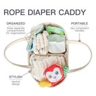 Diaper Caddy Organizer  Baby Storage Basket  Nursery Bin And Car Organizer Fo   