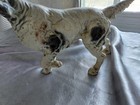 Antique Hubley Cast Iron Doorstop Pointer Dog Original Condition