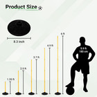 6 Ft Agility Poles For Soccer  Basketball  Football  Equestrian  Pet Training  4