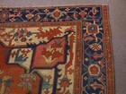 Circa 1900 Antique Room-size Heriz Rug With Serapi Colors