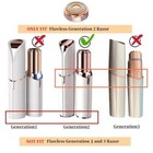 Facial Hair Remover Replacement Heads Generation 2 For Finishing Touch Flawless