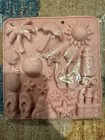 Pink Silicone Sugarcraft Mold Set Of 4 - New In Package - Various Themes