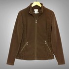 Vtg Ariat Women Jacket L Kalispell Brown Fleece Y2k Western Ranchcore Equestrian