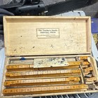 A  Flanagan Company Antique Printing Press Wooden Box Set