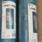 Series-8 Fitness Non-slip Yoga Mat Pvc polyester 24x68 Blue Ym11348 Set Of 2 New