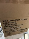 Size Medium Case  1000 Vinyl Disposable Medical-exam Gloves No-latex Powder-free