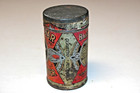 Circa 1905 Silver Star Baking Powder Tin Canby  Ach   Canby Dayton  Ohio