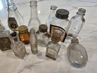 Lot Of 18 Antique Vintage Old Glass Medicine Bottles Mixed