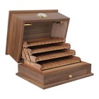 Cedar Wood Cigar Humidor Cabinet Large Capacity Cigar Storage Box Four Layer