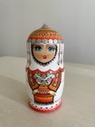 Matryoshka Russian Nesting Dolls Set Of 5 Hand Painted Wood