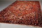 Verified Antique Heriz Serapi Rug  11x7 9 