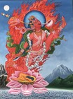 Akash Yogini  Flying Dakini jogini Original Newari Paubha Thangka Painting