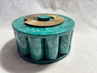 Turnit Co  Bakelite Green Poker Chip Holder Caddy Rack W chips-holds 300-vintage