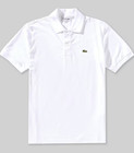 Lacoste Men s Classic Fit Short Sleeve Pique Polo Shirt White