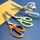 Pinking Shears For Fabric Cutting  9 Inch Zig Zag Scissors  Professional Sewi   