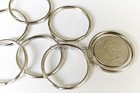 Wholesale Lot 100 Key Rings 32mm 1-1 4  D  Split Ring