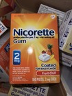    nicorette Nicotine Gum 2mg Stop Smoking Aid - 200 Count Fruit Chill Ships Now    