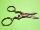 Antique Hilger   Sons Vintage Button Hole Sewing Scissors Made In Germany