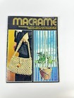 Vintage Macrame Pattern Books Lot Of 4 Plant Hangers Bags Belts Knot