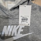 Nike Kids Sportswear Club Fleece Hoodie Dark Grey Heather 86l094-042 Size 6