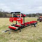 Mechmaxx 36   Portable Sawmill  750cc 25hp Dual Engine  36  Board Width sm-36max