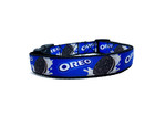 Cookie Custom Dog Collar Adjustable Blue Oreo