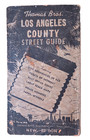 Vtg Thomas Bros Los Angeles Map Street Guide 1952 La County Genealogy History Pb