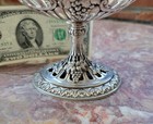 Antique German germany 800 Silver Repousse Bowl - Nut fruit bon Bon-250g-grapes