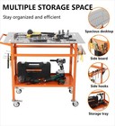 Welding Table 36 x24  800lbs Welding Table Workbench With Fixture Holes   Hooks