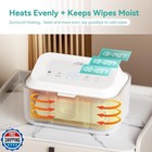 Chefhandy Wipe Warmer  Baby Wipe Warmer With Uv Sanitizer  Diaper Wipe Warmer