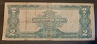 1899  2 Silver Certificate        mini Porthole    Large Horseblanket Size Note  fine 