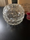 Fairy Light Home Interiors Homco Clear Glass W candle Votive Cup W box