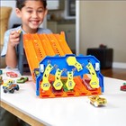 Hot Wheels Roll Out Raceway 5-lane Track Set With Car Storage   Racing Fun