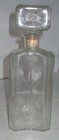 Schenley Vintage Whiskey Glass Bottle Star Decantur Center Embossed Name Cork 