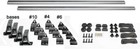 48  Roof Rack Cross Bars Crossbars Luggage Cargo Carrier Aluminum Fit Vehicle