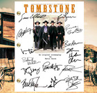 Tombstone Movie Script Autograph Cast-signed Script   8x10 Signed Photo Reprint