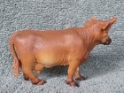Rare   Hard To Find Schleich  13230 Brown Cow Standing - Ships Free 