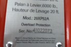 Dayton 29xp52 6000 Lb Lift Cap 20 Ft Lift Length Lever Chain Hoist
