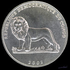 Dem  Rep  Of The Congo 50 Centimes - 2002 - Soccer Motif - Km 75 - Unc