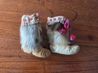 Vintage Doll Moccasins Miniature Doll Shoes