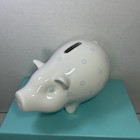 Tiffany   Co  Piggy Bank Elephant Light Blue White Made Italy New With Box