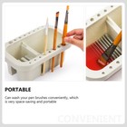 3-in-1 Brush Basin Holder Organizer Brush Basin Art Supplies Oil Painting Washer