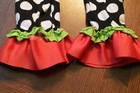 Emily Rose Boutique Toddler Christmas Snowman Outfit Ruffles Red White Black 3t