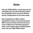Oem Gas Fuel Filler Cap 77300-33070 For Toyota Scion Camry Tundra 4runner Gx470