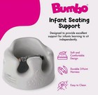Bumbo Infant Floor Seat Baby Sit Up Chair With Adjustable Harness  Cool Gray