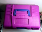 Plano Grab N Go 1373 Green Pink Craft Organizer Case 3 Pull Out Large 16x12x15