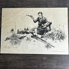 Bob Dale Western Art Prints Drawings Calvalry Soldiers Battle 1972 Signed 3419