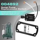 For Zoeller Sump Pump Models 53 55 57 59 Effluent Pump Switch With Gasket 004892